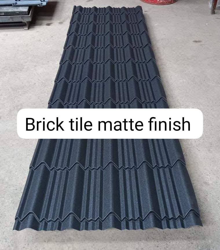Brick Tile Mabati — Matte Charcoal