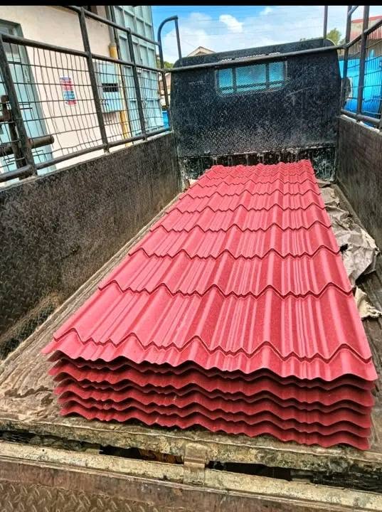 Roman Long Tile Mabati — Stone-Coated Red