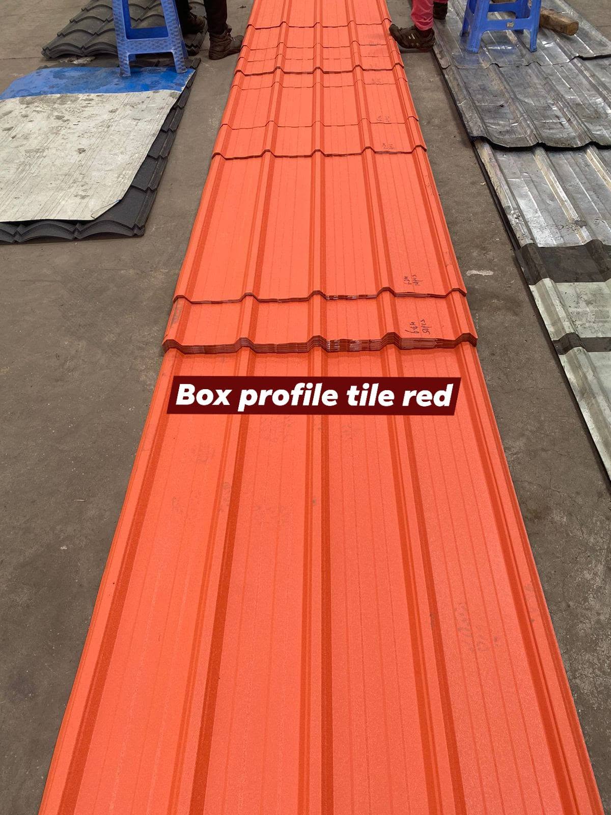 Box Profile Mabati — Tile Red