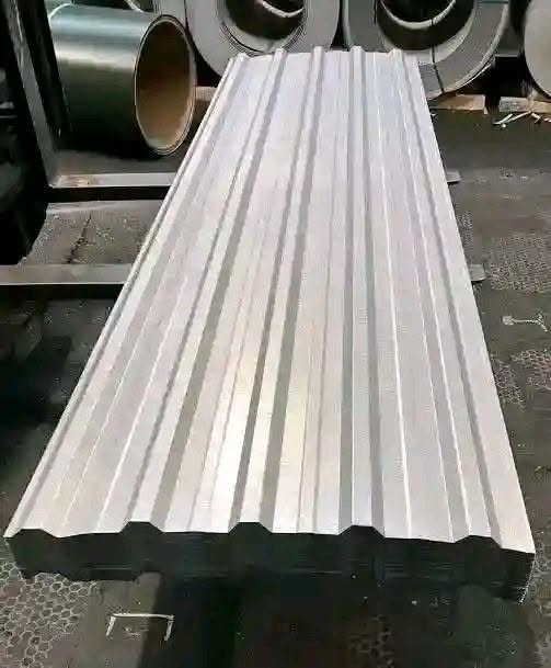 Galvanized Box Profile — Plain Silver