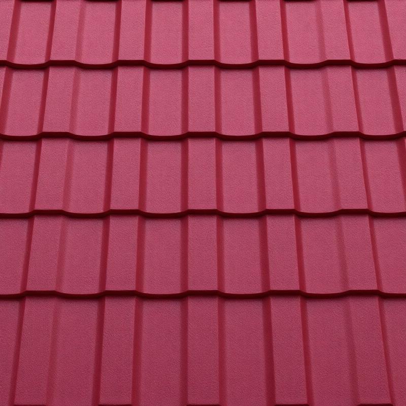 V-Tile Matte Maroon
